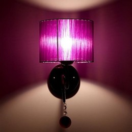 Apliques de pared modernos, contemporáneos, con iluminación ascendente y acabado galvanizado