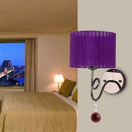 Apliques de pared modernos, contemporáneos, con iluminación ascendente y acabado galvanizado
