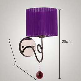 Apliques de pared modernos, contemporáneos, con iluminación ascendente y acabado galvanizado