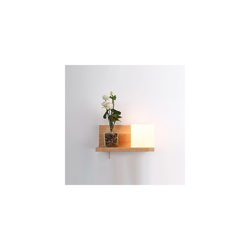 Aplique de pared con luz ambiental de estilo mini con protección para los ojos, estilo campestre