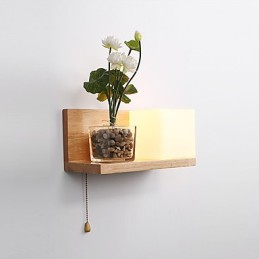 Aplique de pared con luz ambiental de estilo mini con protección para los ojos, estilo campestre
