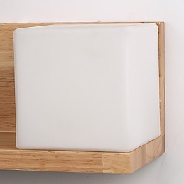 Aplique de pared con luz ambiental de estilo mini con protección para los ojos, estilo campestre
