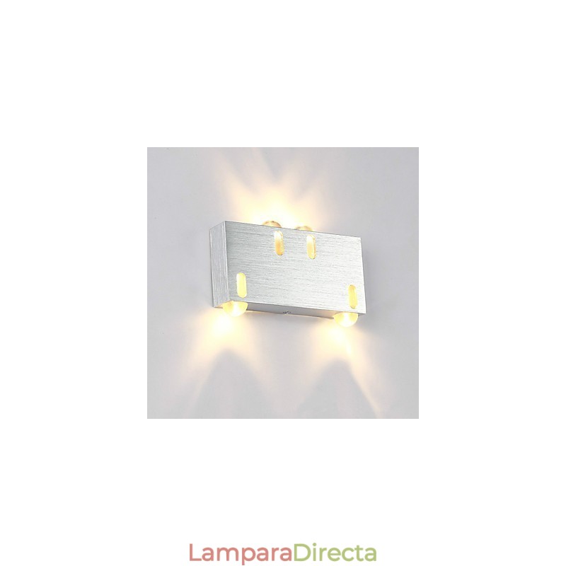 Pintura contemporánea moderna para apliques de pared con luz ambiental.