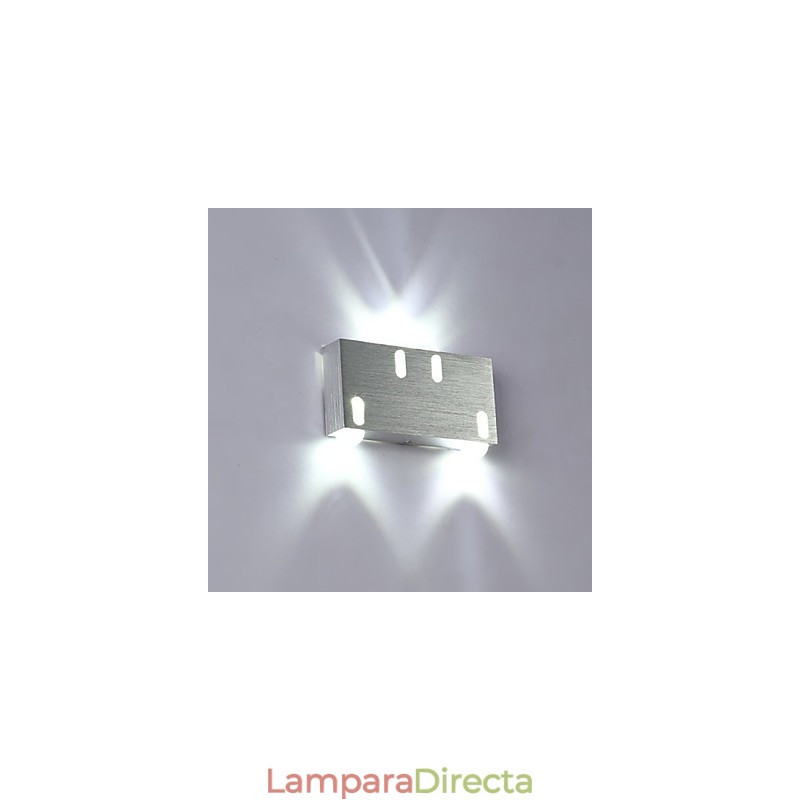 Pintura contemporánea moderna para apliques de pared con luz ambiental.