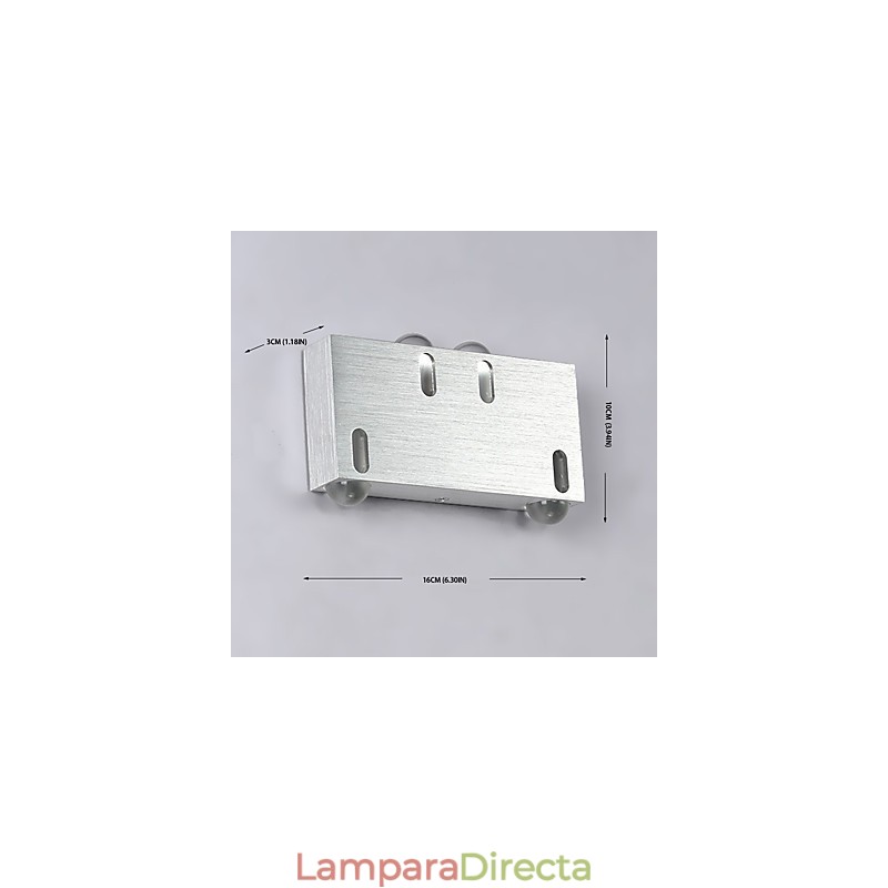 Pintura contemporánea moderna para apliques de pared con luz ambiental.
