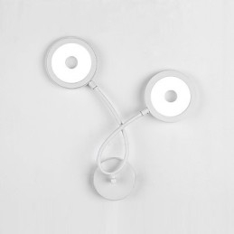 Pintura contemporánea moderna para apliques de pared con luz ambiental.
