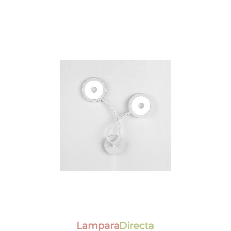Pintura contemporánea moderna para apliques de pared con luz ambiental.
