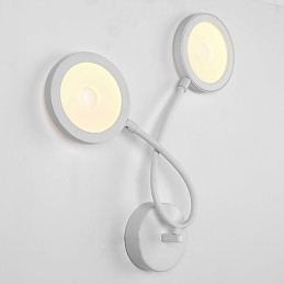 Pintura contemporánea moderna para apliques de pared con luz ambiental.