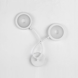 Pintura contemporánea moderna para apliques de pared con luz ambiental.