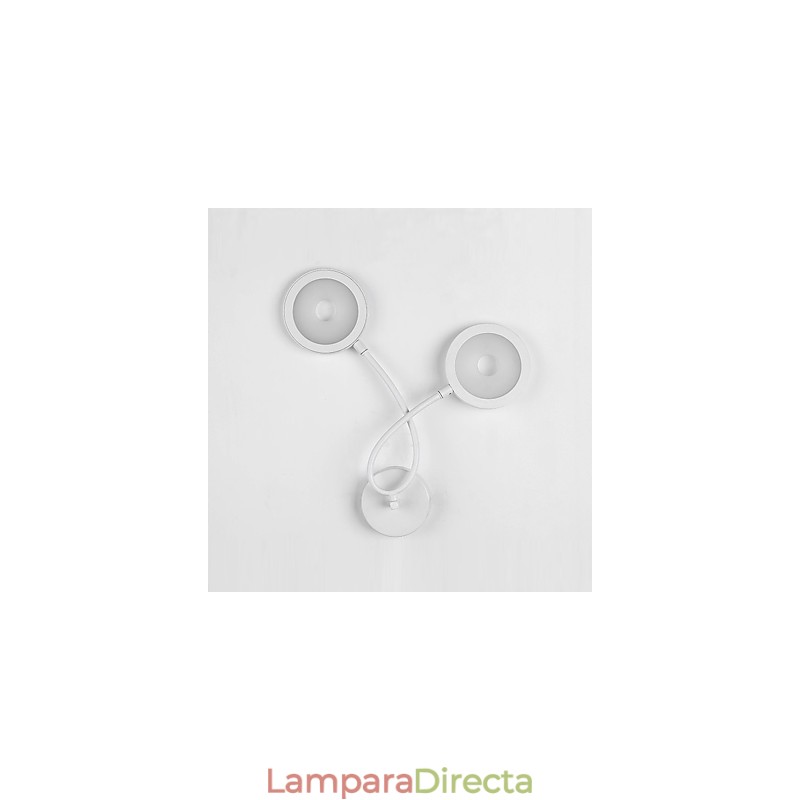Pintura contemporánea moderna para apliques de pared con luz ambiental.