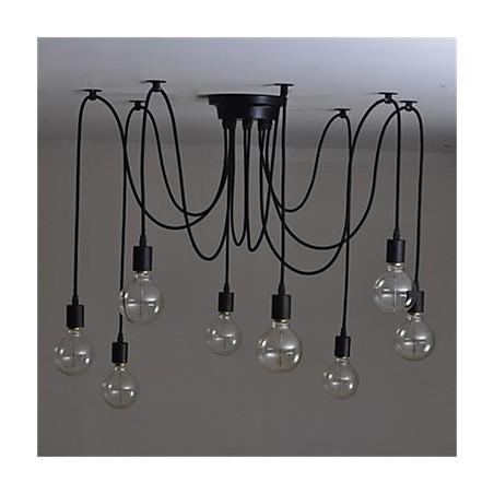Colgante de flor de belleza de 8 cabezas estilo retro americano Colgante de flor de belleza de 8 cabezas estilo retro americano