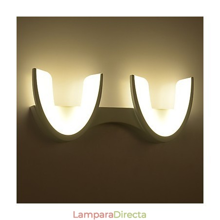 Pintura contemporánea moderna para apliques de pared con luz ambiental. Pintura contemporánea moderna para apliques de pared con luz ambiental.