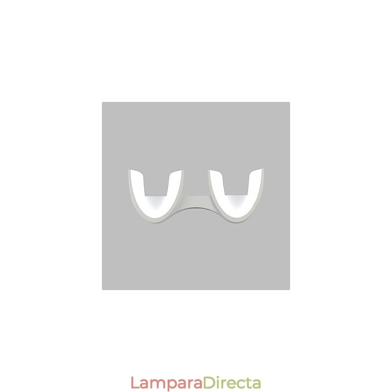 Pintura contemporánea moderna para apliques de pared con luz ambiental.
