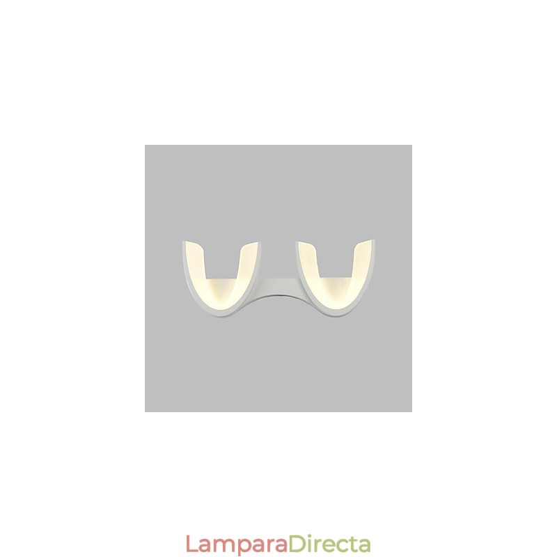Pintura contemporánea moderna para apliques de pared con luz ambiental.