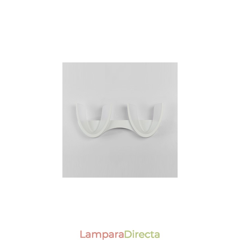 Pintura contemporánea moderna para apliques de pared con luz ambiental.