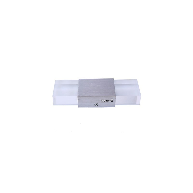 Aplique de pared con 6 tubos fluorescentes, moderno, contemporáneo y brillante, ideal para iluminación ambiental.