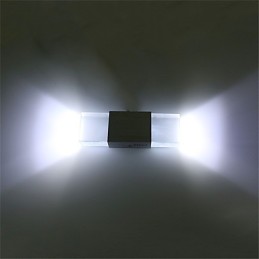 Aplique de pared con 6 tubos fluorescentes, moderno, contemporáneo y brillante, ideal para iluminación ambiental.