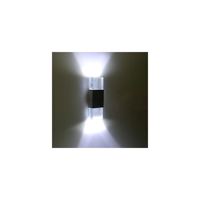 Aplique de pared con 6 tubos fluorescentes, moderno, contemporáneo y brillante, ideal para iluminación ambiental.