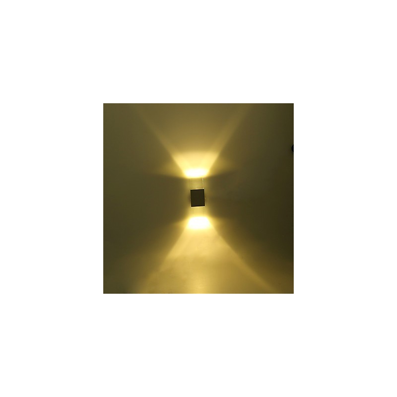 Aplique de pared con 6 tubos fluorescentes, moderno, contemporáneo y brillante, ideal para iluminación ambiental.