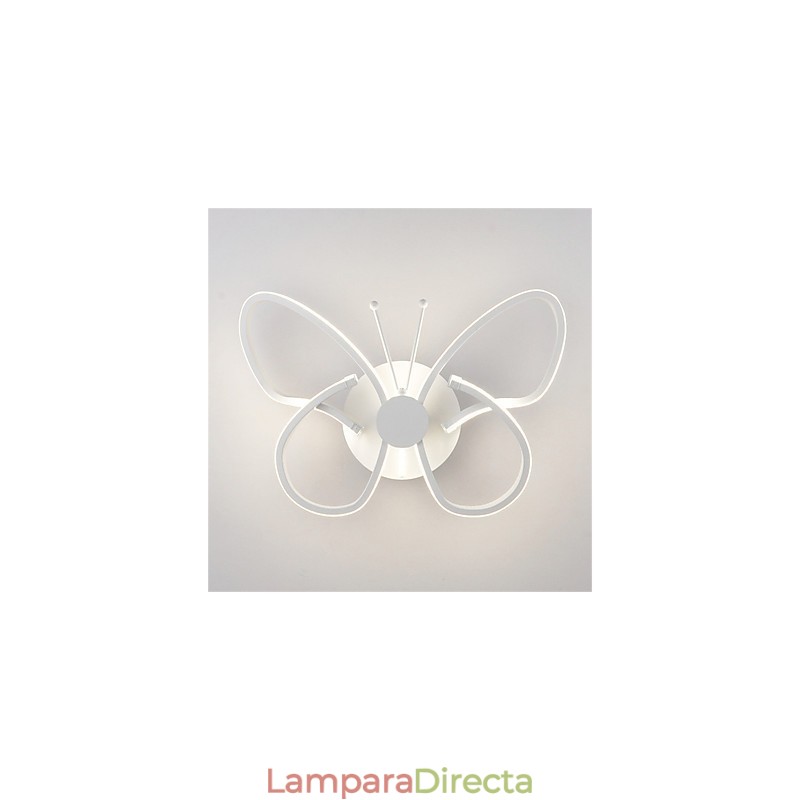 Lámparas de pared modernas con forma de mariposa, creativas, de metal y acrílico, para sala de estar, pasillo, dormitorio, hotel, habitación, lámpara de noche.