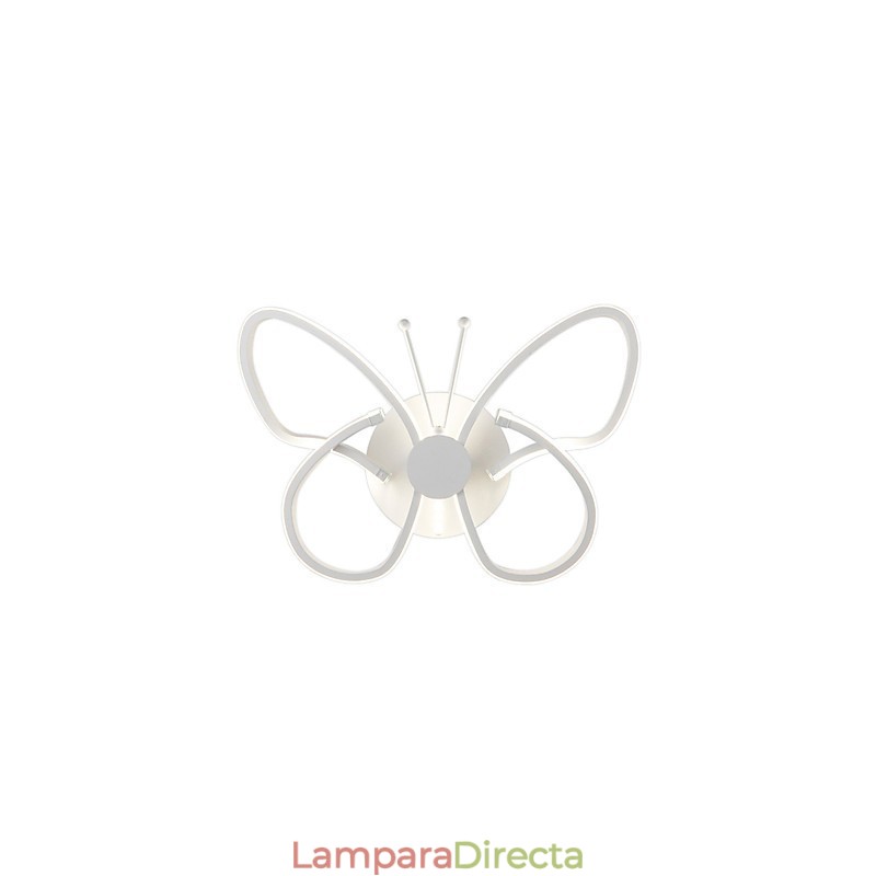 Lámparas de pared modernas con forma de mariposa, creativas, de metal y acrílico, para sala de estar, pasillo, dormitorio, hotel, habitación, lámpara de noche.