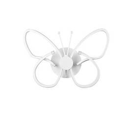 Lámparas de pared modernas con forma de mariposa, creativas, de metal y acrílico, para sala de estar, pasillo, dormitorio, hotel, habitación, lámpara de noche.