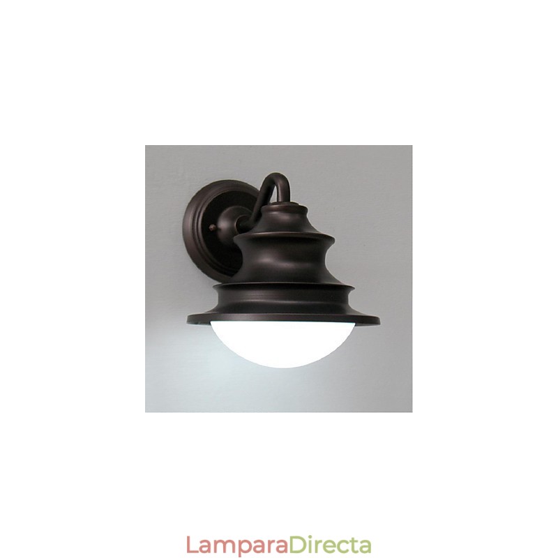 Apliques de pared con luz ambiental de arco con pintura rústica de cabaña de autodistribución