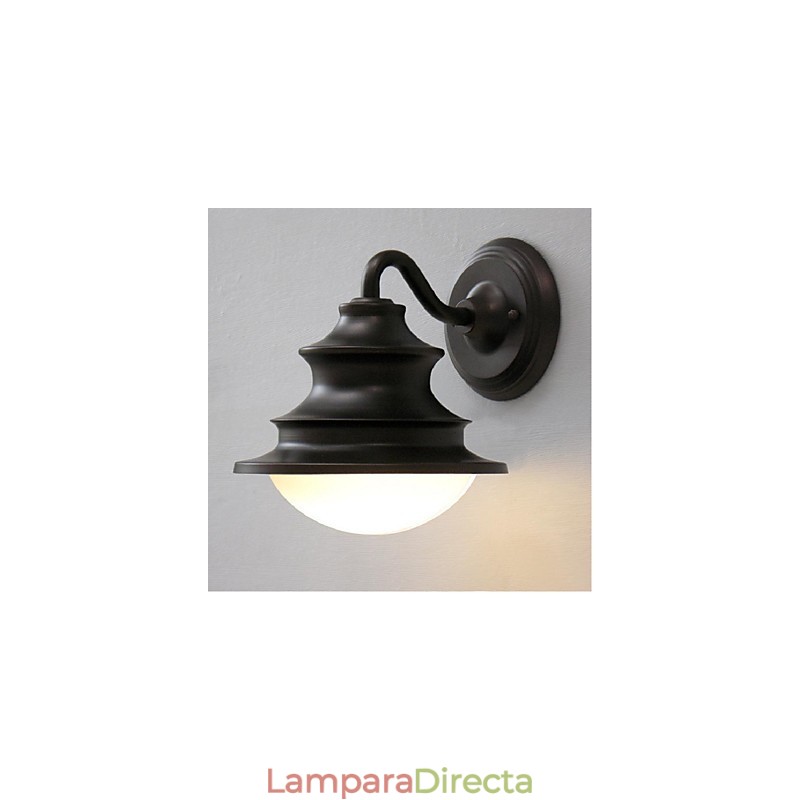 Apliques de pared con luz ambiental de arco con pintura rústica de cabaña de autodistribución