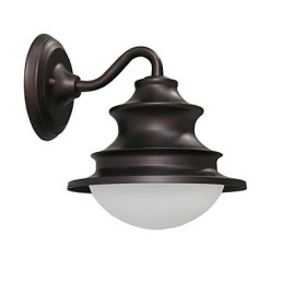 Apliques de pared con luz ambiental de arco con pintura rústica de cabaña de autodistribución