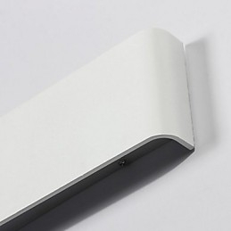 Apliques de pared modernos contemporáneos de metal de 24 cm