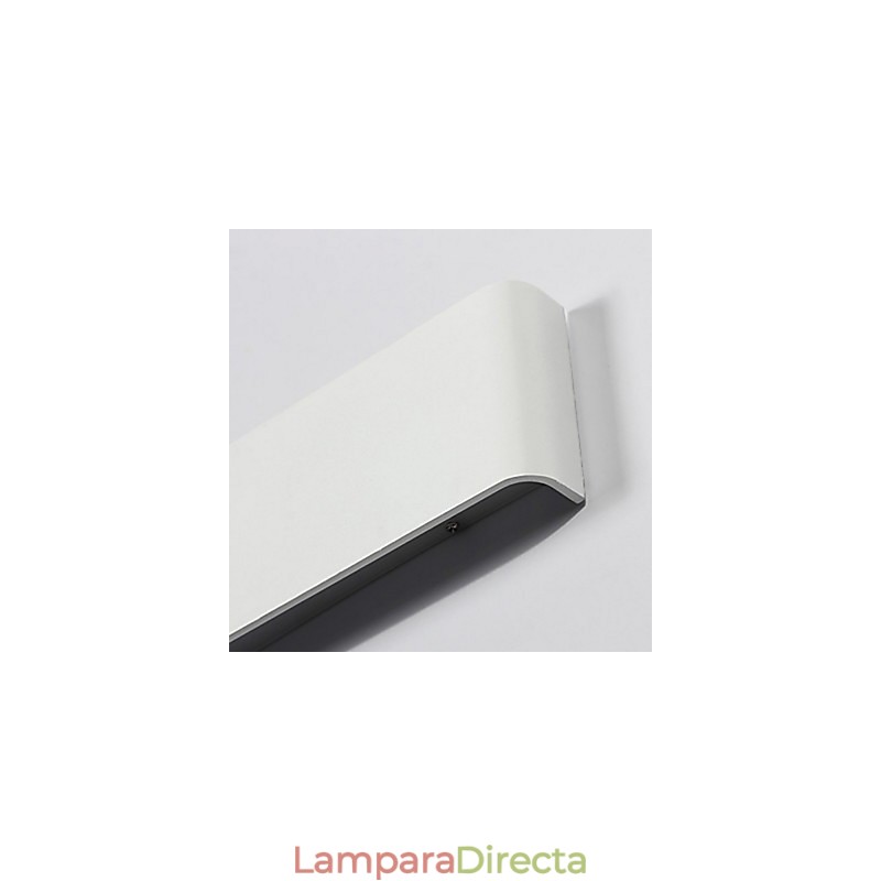 Apliques de pared modernos contemporáneos de metal de 24 cm
