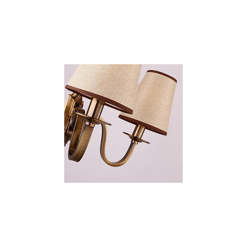 Apliques de pared con luz empotrada, clásicos tradicionales, galvanizados, para protección ocular.