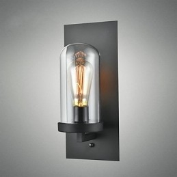 Lámpara de pared Edison de un solo cabezal de cristal con diseño de pasillo y escaleras de estilo americano minimalista y moderno creativo para restaurante y bar.