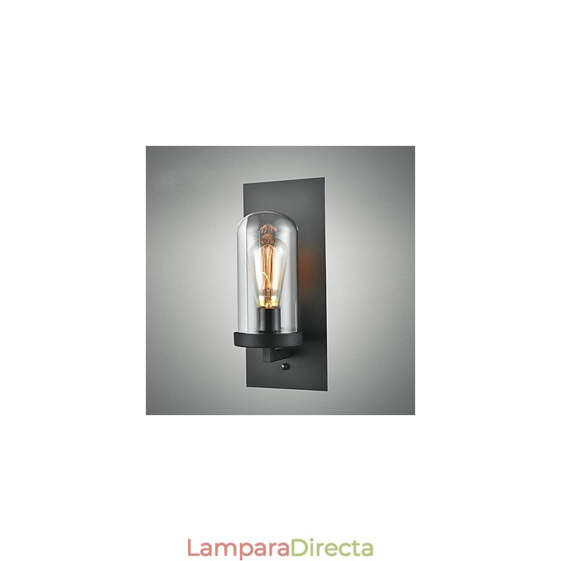 Lámpara de pared Edison de un solo cabezal de cristal con diseño de pasillo y escaleras de estilo americano minimalista y moderno creativo para restaurante y bar.