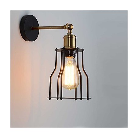Apliques de pared vintage estilo loft, estilo industrial Edison, estilo simplicidad, base de metal. Apliques de pared vintage estilo loft, estilo industrial Edison, estilo simplicidad, base de metal.