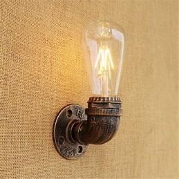 Lámpara de pared con luz ambiental estilo mini con pintura retro campestre