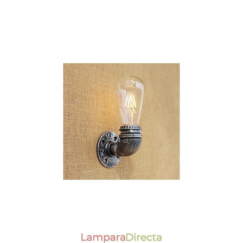 Lámpara de pared con luz ambiental estilo mini con pintura retro campestre