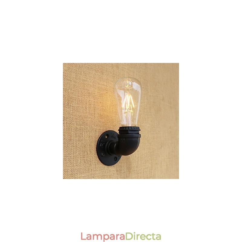 Lámpara de pared con luz ambiental estilo mini con pintura retro campestre