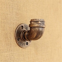 Lámpara de pared con luz ambiental estilo mini con pintura retro campestre