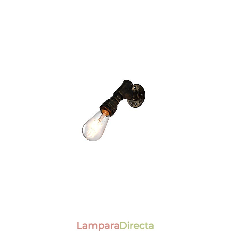 Apliques de pared Aplique de pared Lámpara de pared de hierro Lámpara de sable de luz negra tonta en la pared