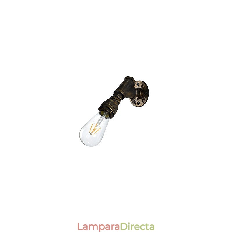 Apliques de pared Aplique de pared Lámpara de pared de hierro Lámpara de sable de luz negra tonta en la pared