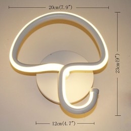Lámpara minimalista moderna, lámpara de noche para dormitorio, pasillos, proyecto de hotel, iluminación, lámpara de pared circular de aluminio.