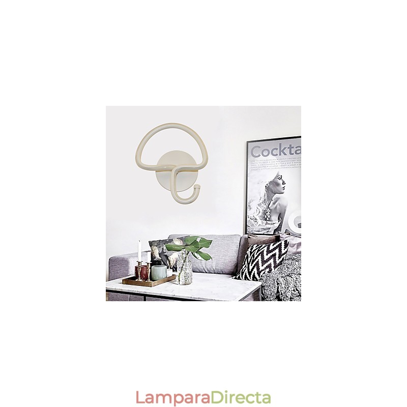Lámpara minimalista moderna, lámpara de noche para dormitorio, pasillos, proyecto de hotel, iluminación, lámpara de pared circular de aluminio.