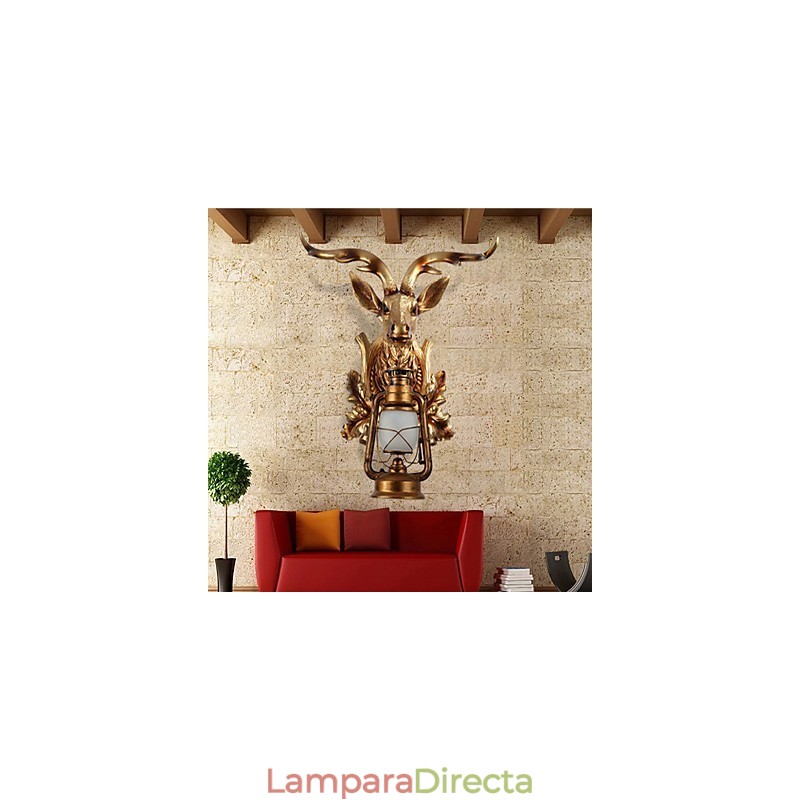 Pintura rústica clásica tradicional contemporánea moderna para iluminación ambiental de estilo mini.