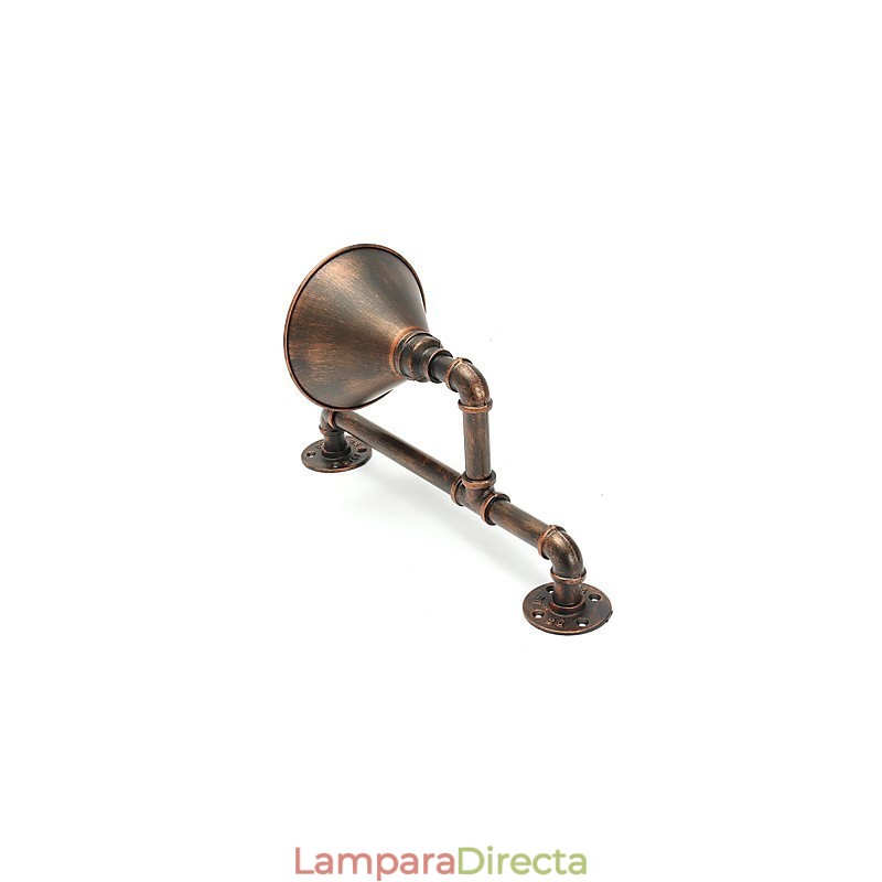 Lámparas de pared con forma de tubería de agua, estilo industrial retro, creativas, de metal, para restaurantes, cafeterías, bares, mesas de bar, apliques de pared.