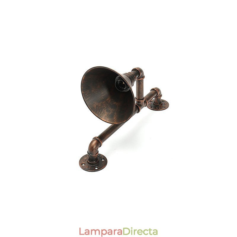 Lámparas de pared con forma de tubería de agua, estilo industrial retro, creativas, de metal, para restaurantes, cafeterías, bares, mesas de bar, apliques de pared.