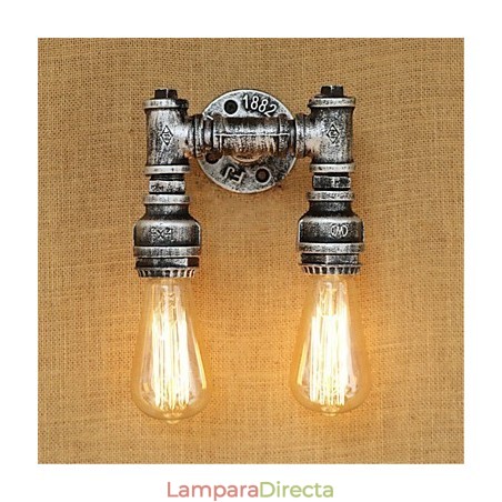 Apliques de pared con luz ambiental estilo mini con pintura retro rústica de estilo campestre. Apliques de pared con luz ambiental estilo mini con pintura retro rústica de estilo campestre.