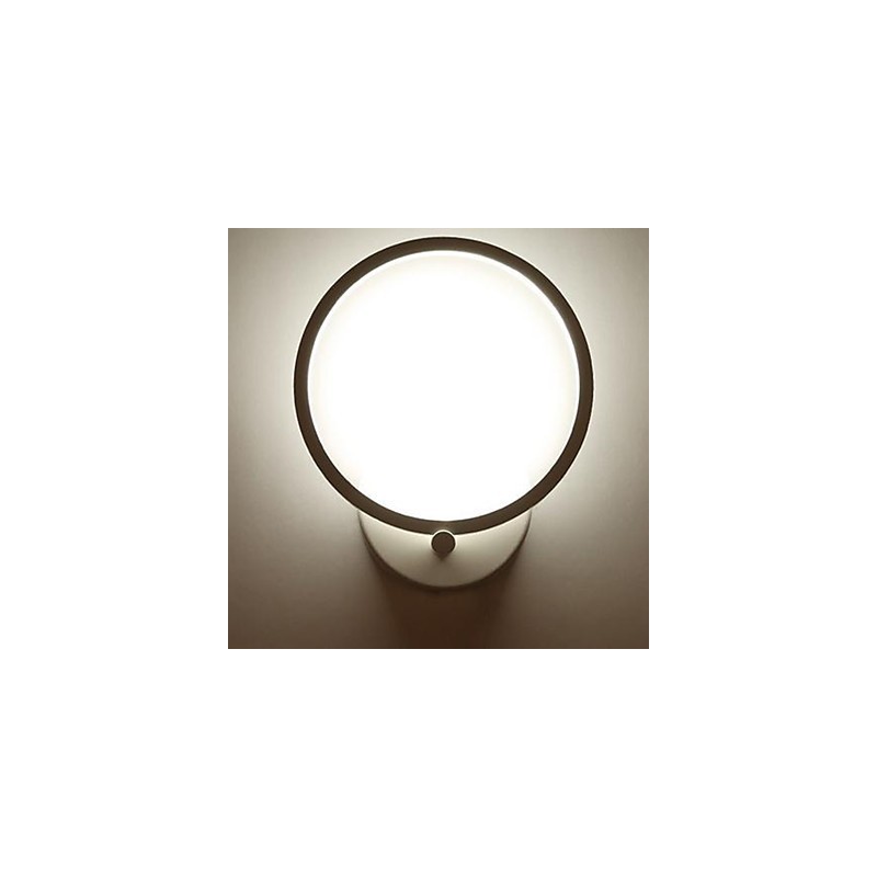 Lámpara de pared con función de pintura contemporánea moderna integrada para iluminación ambiental