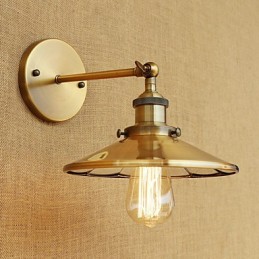 Apliques de pared con luz ambiental estilo mini, estilo rústico, estilo retro, galvanizado.