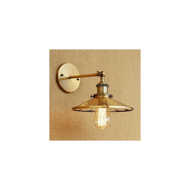 Apliques de pared con luz ambiental estilo mini, estilo rústico, estilo retro, galvanizado.
